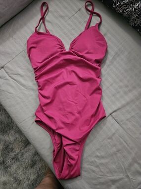Fuscha Pink One-Piece Swimsuit